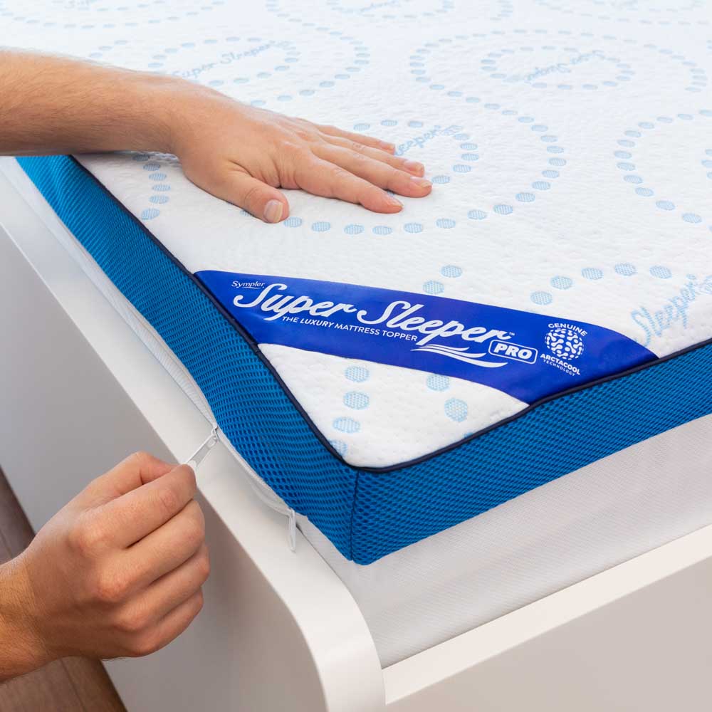 Straight 2 Sleep® Mattress Topper with Cooling Technology + 2 BONUS Adjustable Pillows + FREE Delivery - Image 5