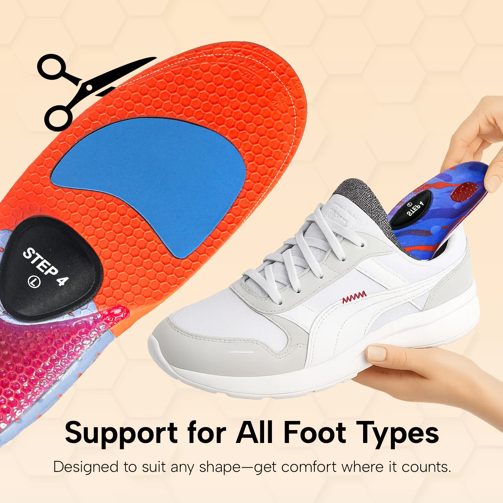 Kleva® ComfortFit Adjustable Orthotics Insoles - Buy 1 Set Get 1 Free - Image 5