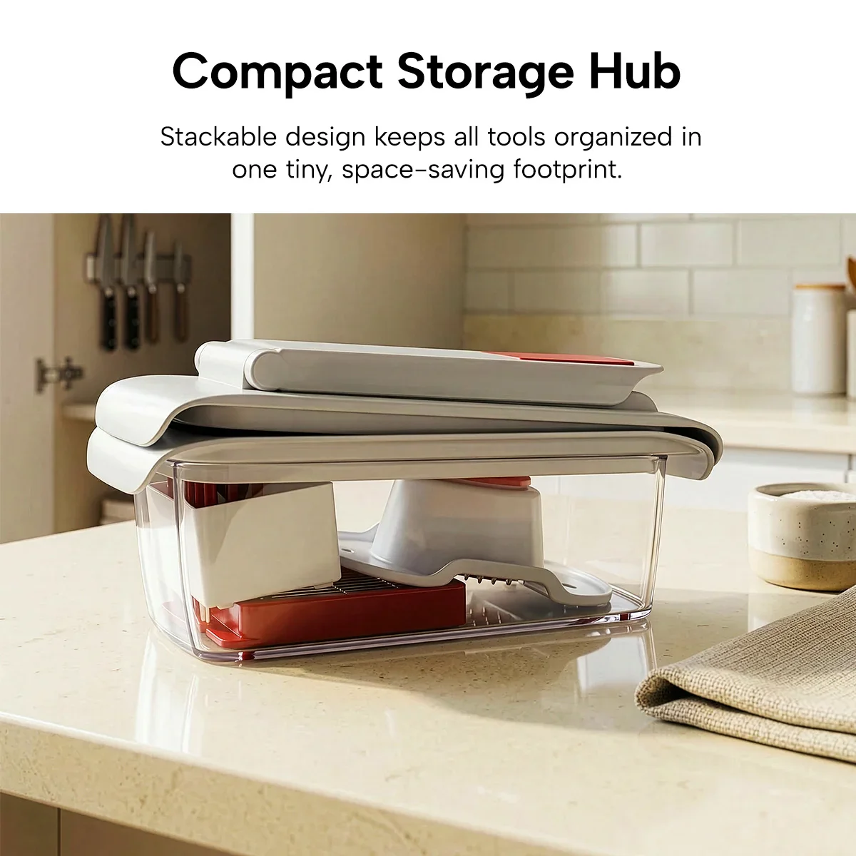 Kleva Cube Cutter - Slice, Dice, & Chop With A Compact Vegetable Cutter Buy 1 Get 1 FREE - Image 9