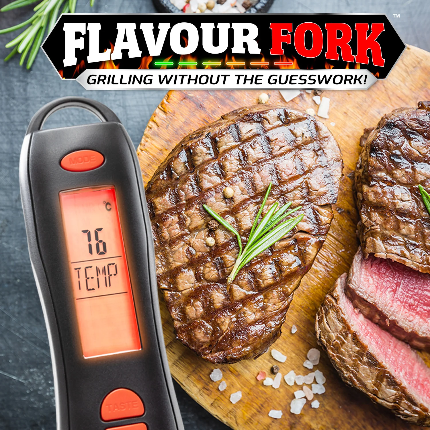 KLEVA Flavour Fork™ Digital BBQ Fork To Guarantee Tender Meats - Image 10