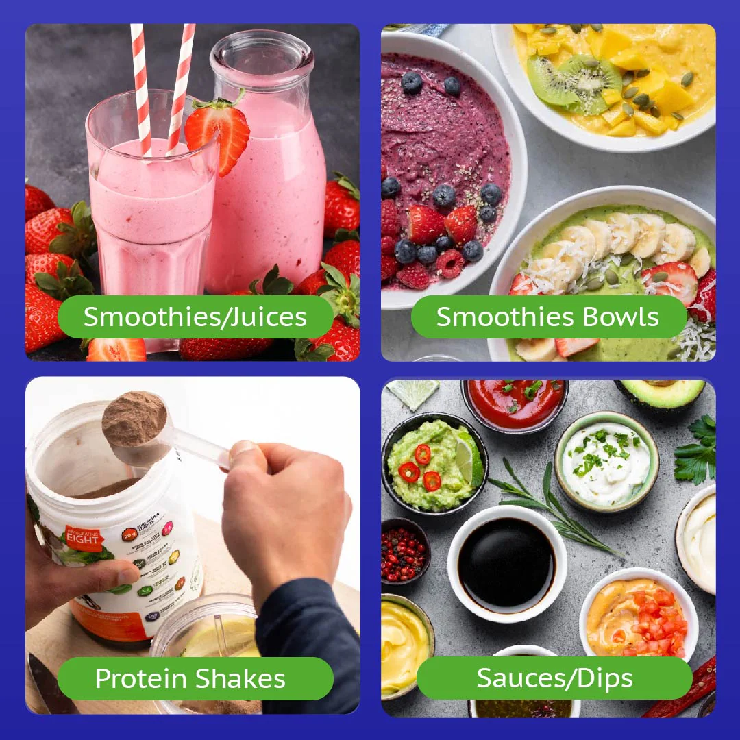 Health Hurricane GO™ Personal Blender with 700ml Bottle - Blend & Go Smoothies Anywhere - Image 3