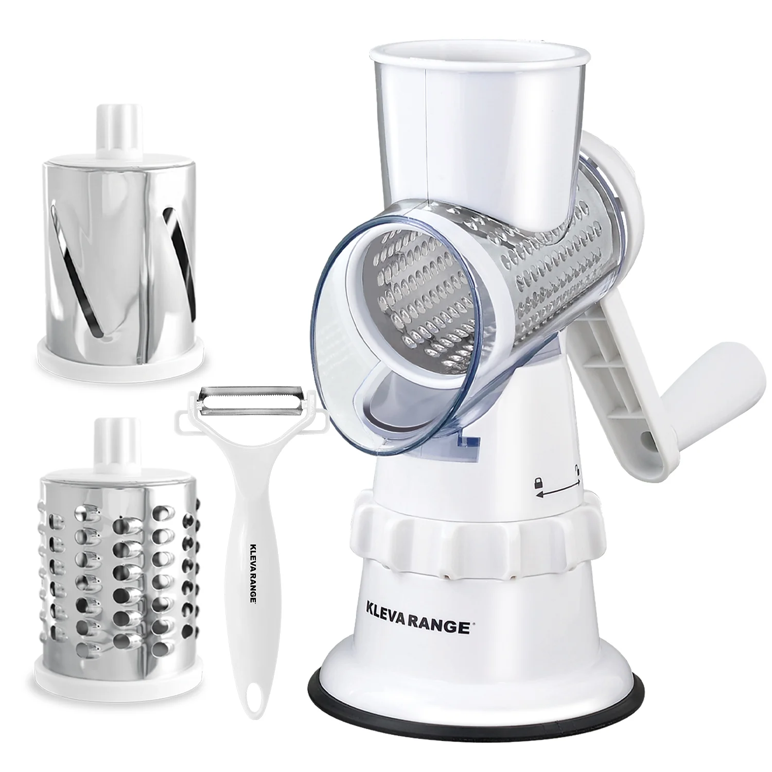 Kleva Sumo Slicer® 3-in-1 Vegetable Slicer, Grater & Shredder - Image 10