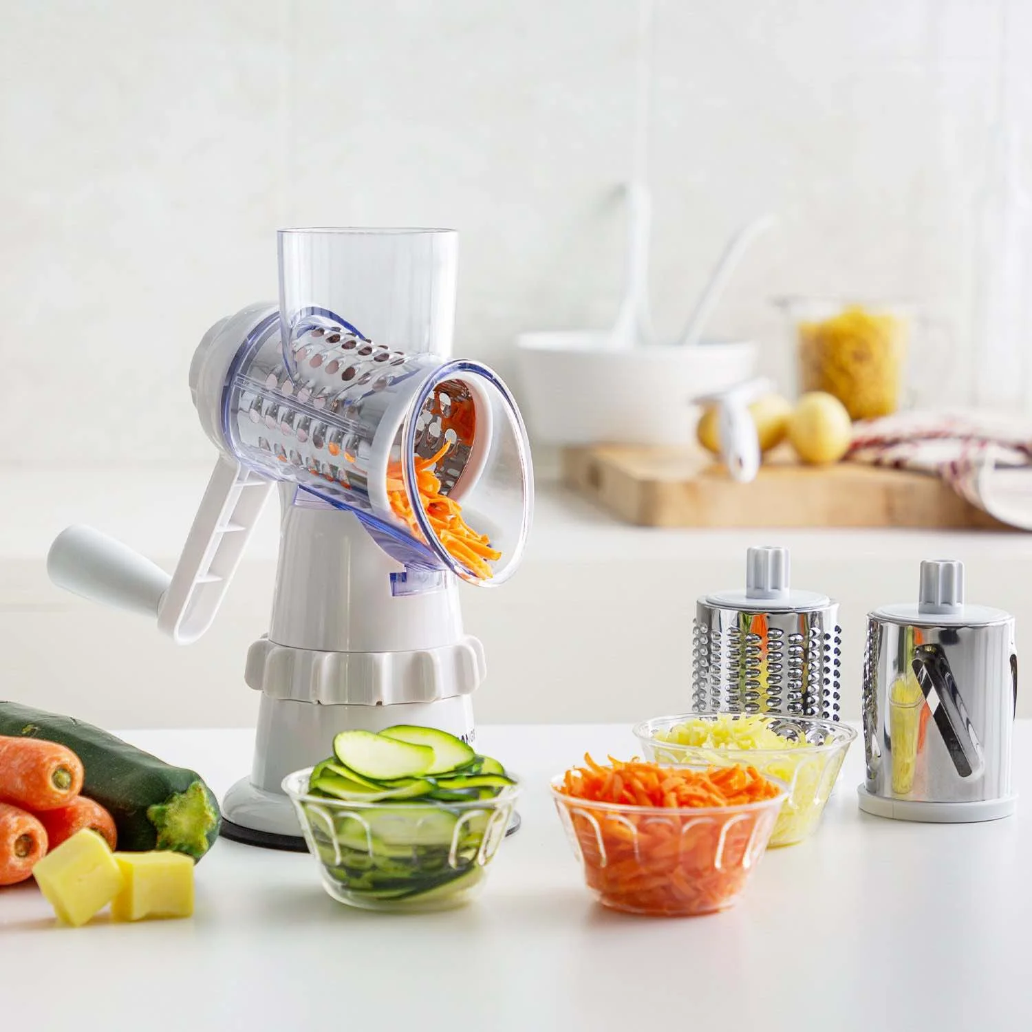 Kleva Sumo Slicer® 3-in-1 Vegetable Slicer, Grater & Shredder - Image 5