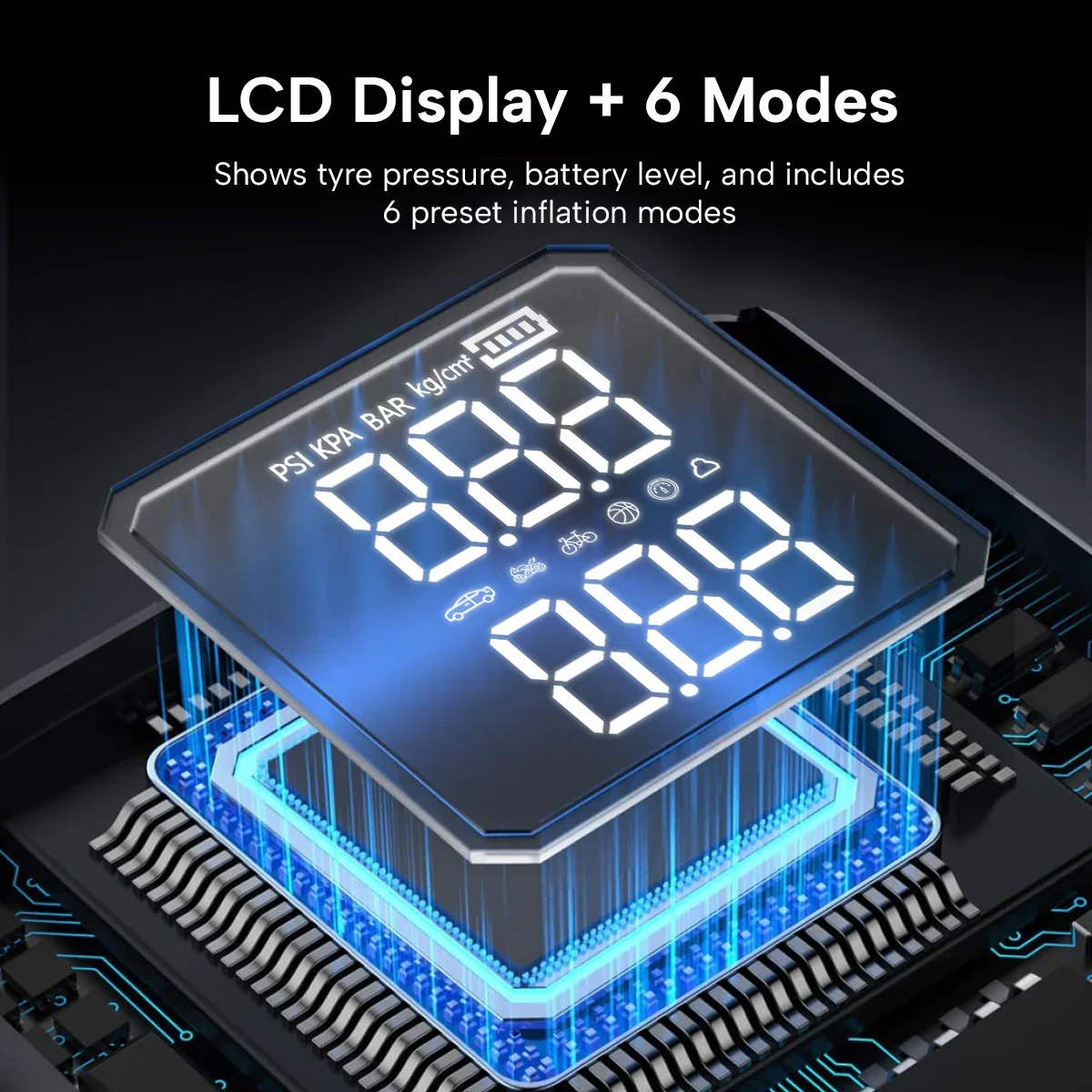 Kleva 6-in-1 Car Jump Starter & Air Compressor 6000mAh Power Bank - Image 5