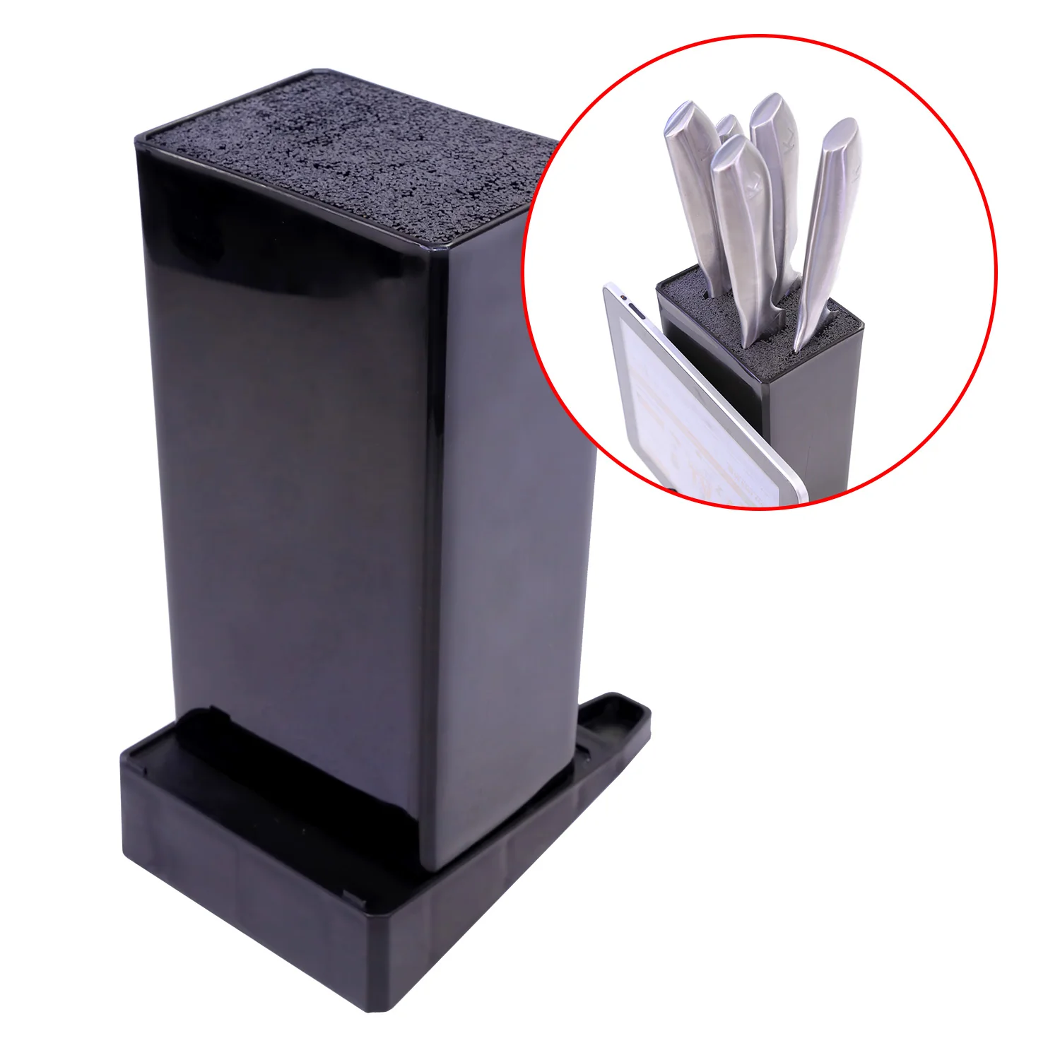 Kitchen Organiser, Universal Knife Block and Tablet Holder In 1! - Image 5