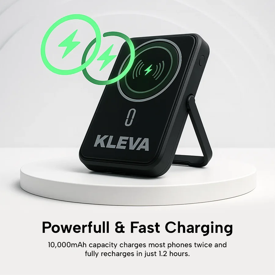 ChargAway 5-in-1 Compact Wireless Power Bank 10000mAh Fast Charge all devices in 30 minutes - Image 4