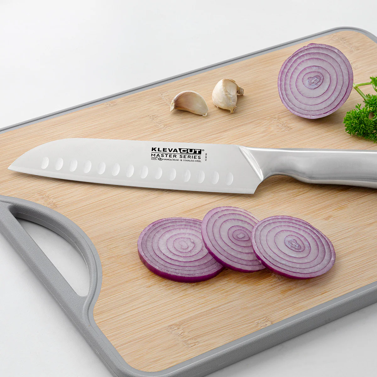 KlevaCut® Master Series Professional Santoku Knife - 18cm - Image 3