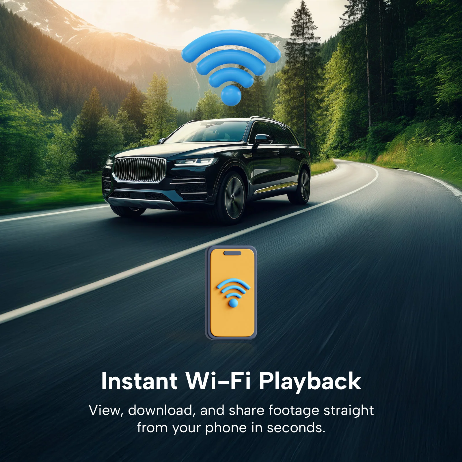 KLEVA® Dash Cam X – Front, Interior & Rear Dash Camera - Full HD Car Recorder + 16GB SD Card - Image 9