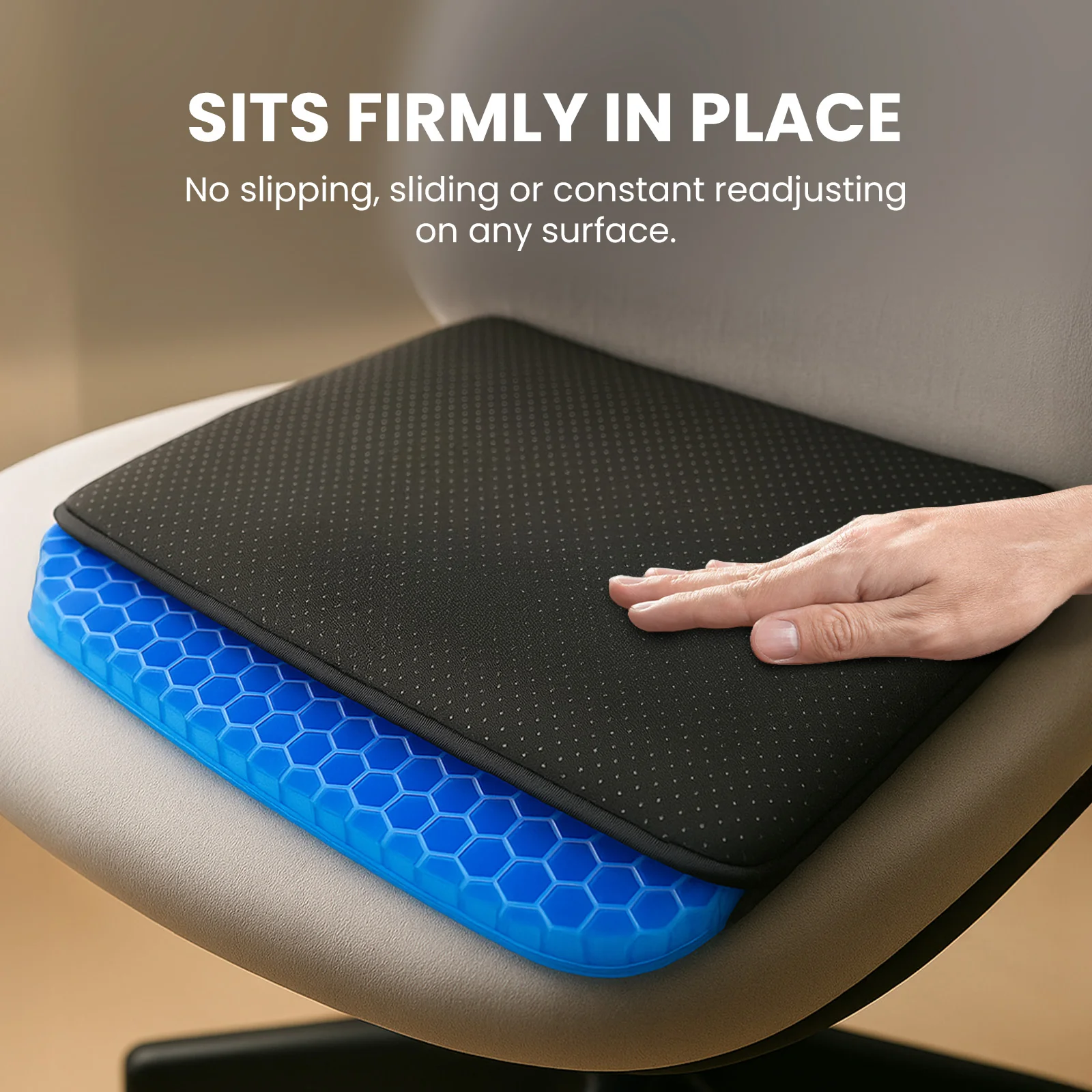 KLEVA® Easy Seat - Comfortable & Supportive Soft Cooling Gel Cushion Sitter - Image 3