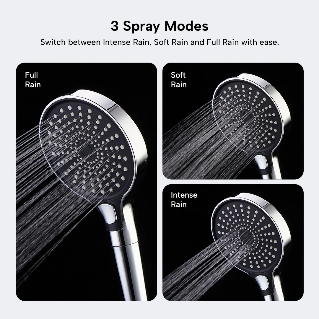 Kleva Triple Bliss Filtered Handheld/ Wall Mount Shower Head - Buy One Get One Free - Image 4