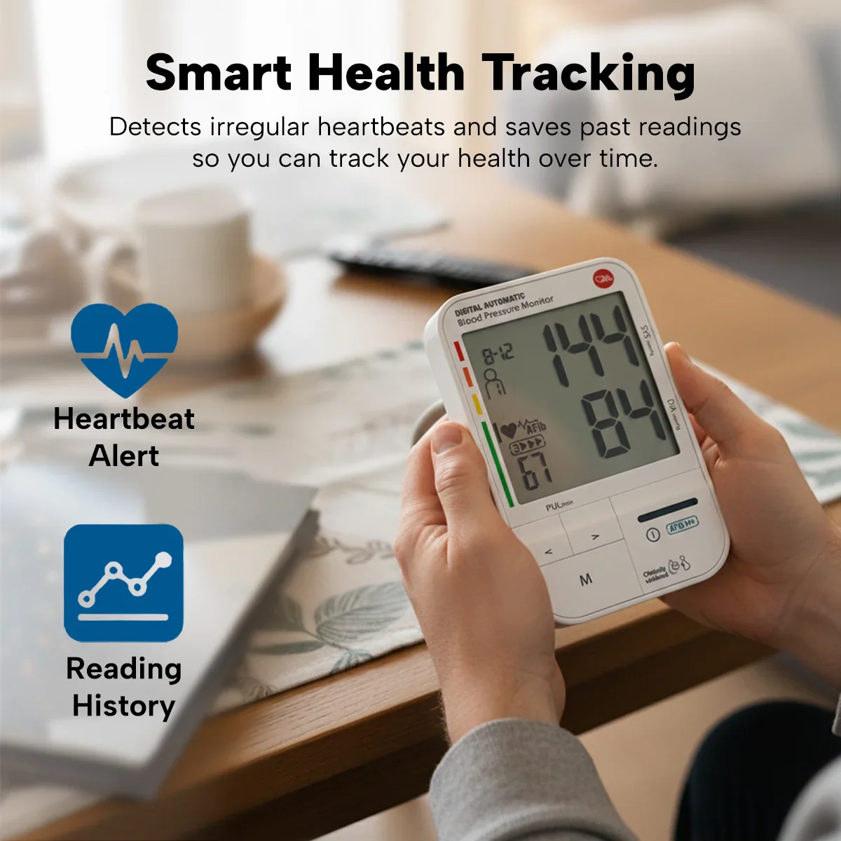 KLEVA® HealthTrack Pro | Digital Upper Arm Blood Pressure Monitor - Image 5