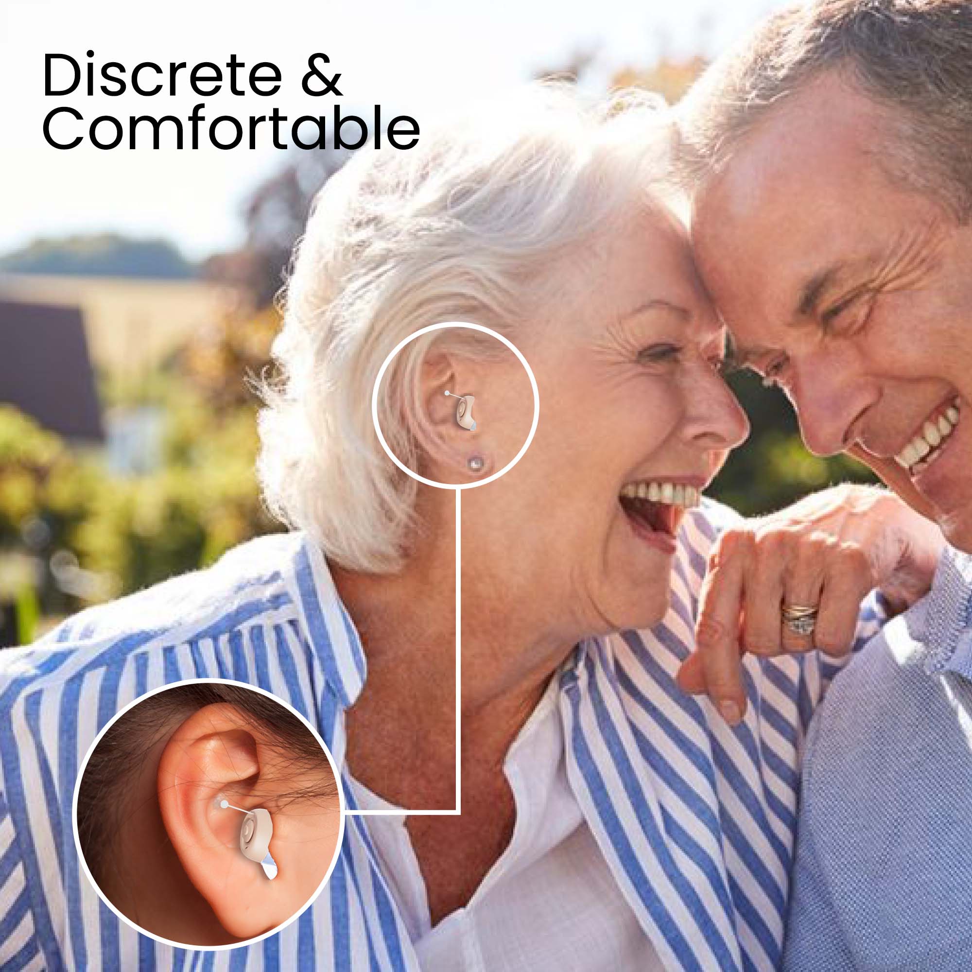 Kleva HearClear Mini Rechargeable Hearing Amplifier - 14hr Battery | Smart Noise Reduction | Free Zoom Vision - Image 5