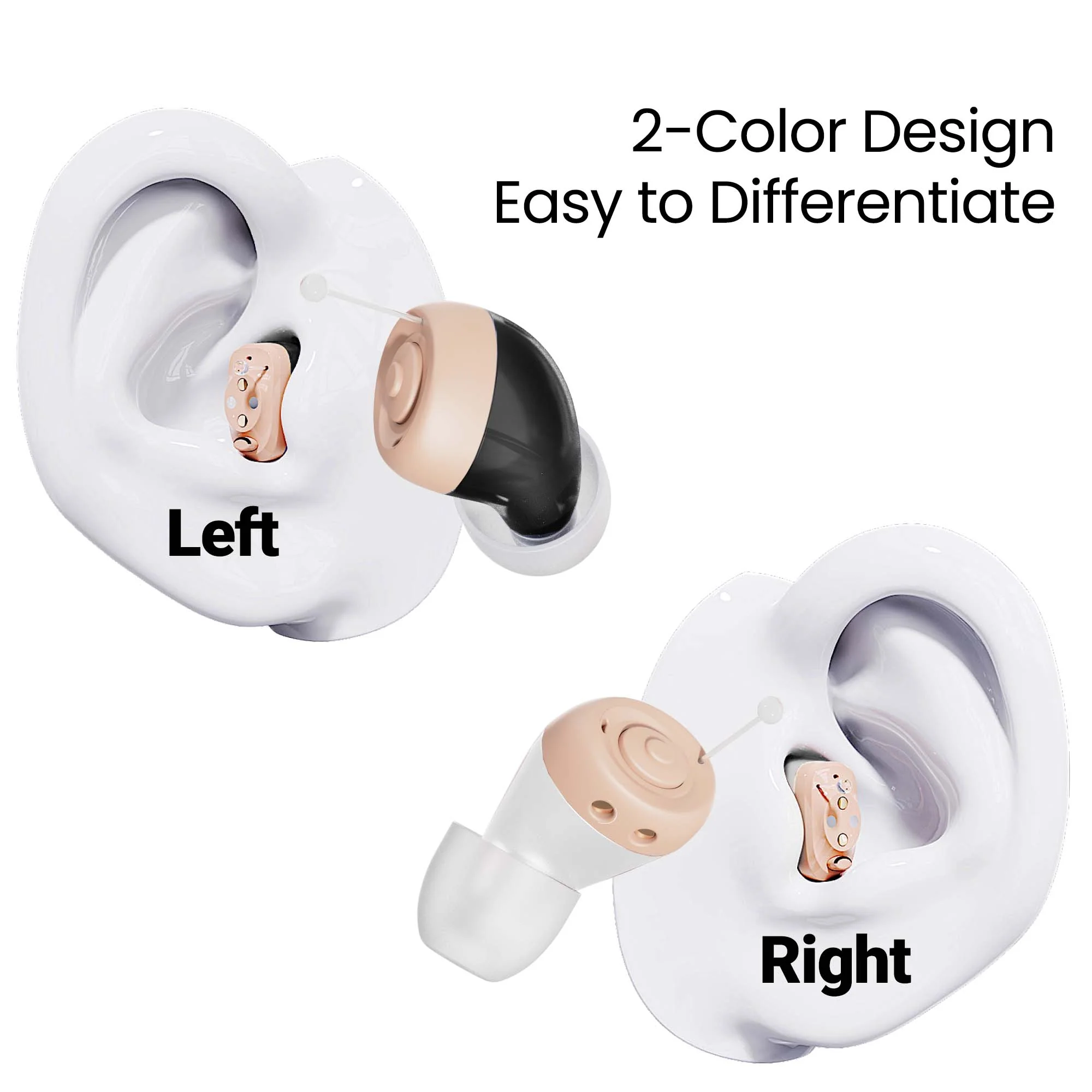 Kleva HearClear Mini Rechargeable Hearing Amplifier - 14hr Battery | Smart Noise Reduction | Free Zoom Vision - Image 6