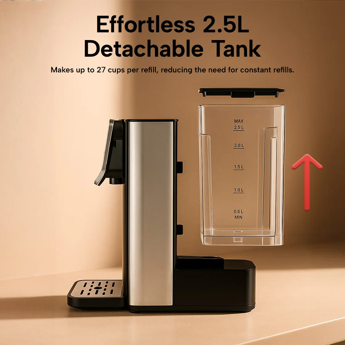 Kleva® Instant Hot Water Dispenser Deluxe with Smart Touch Temp & Volume Control - Image 5