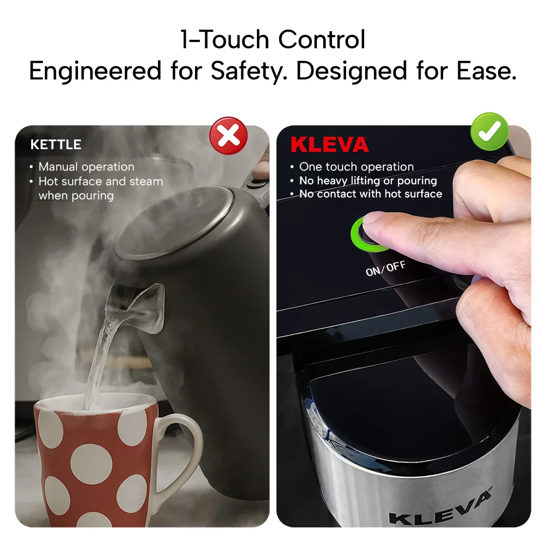 Kleva® Instant Hot Water Dispenser in Under 10 Seconds - Image 3