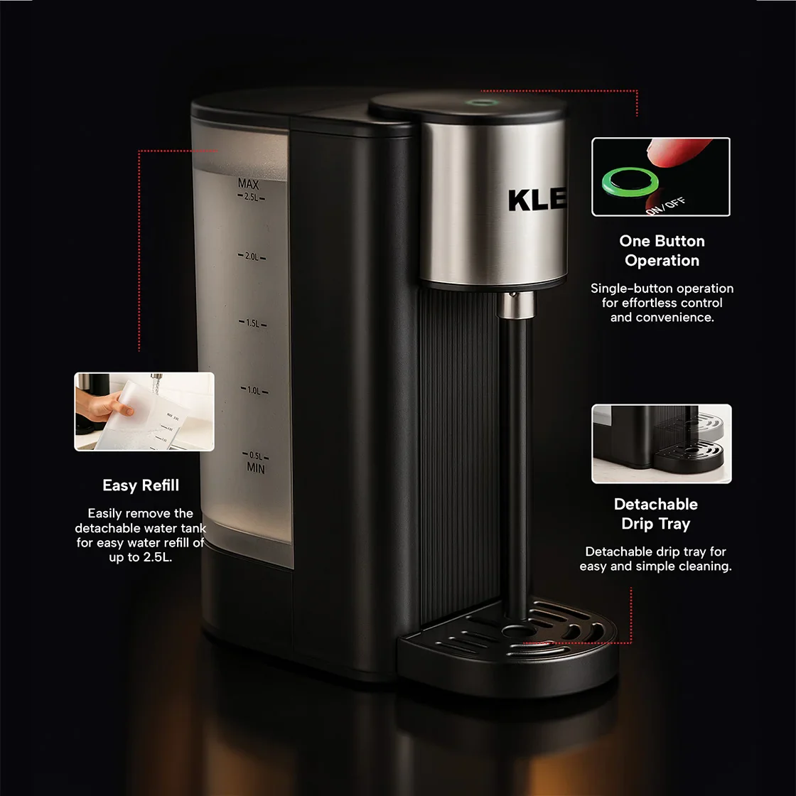 Kleva® Instant Hot Water Dispenser in Under 10 Seconds - Image 6