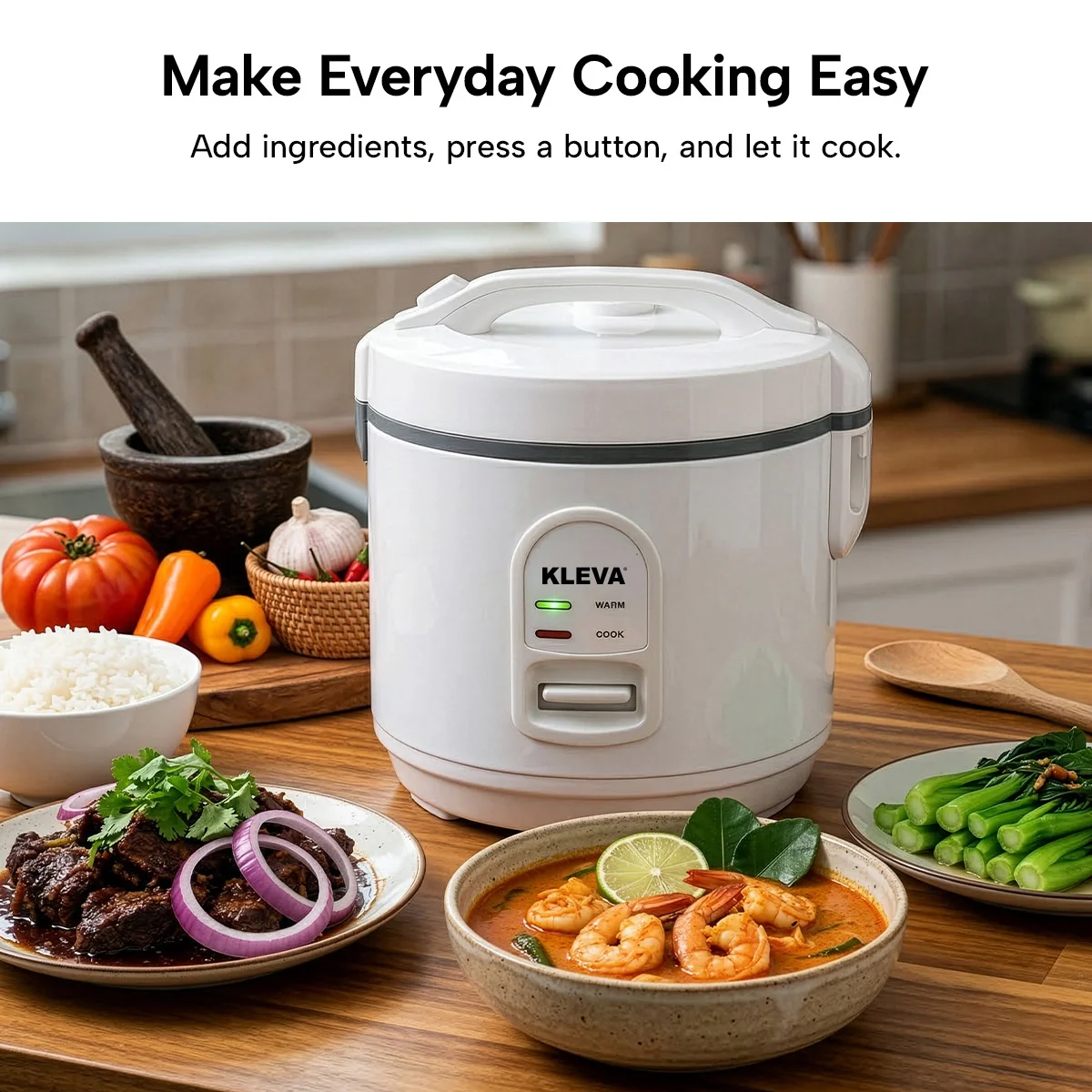 KLEVA® 10-in-1 One Button Multi Cooker Plus - Image 3