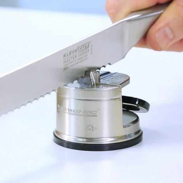 Kleva Sharp Pro® Knife Sharpener With Precision Honing Plate + Suction Base - Image 5