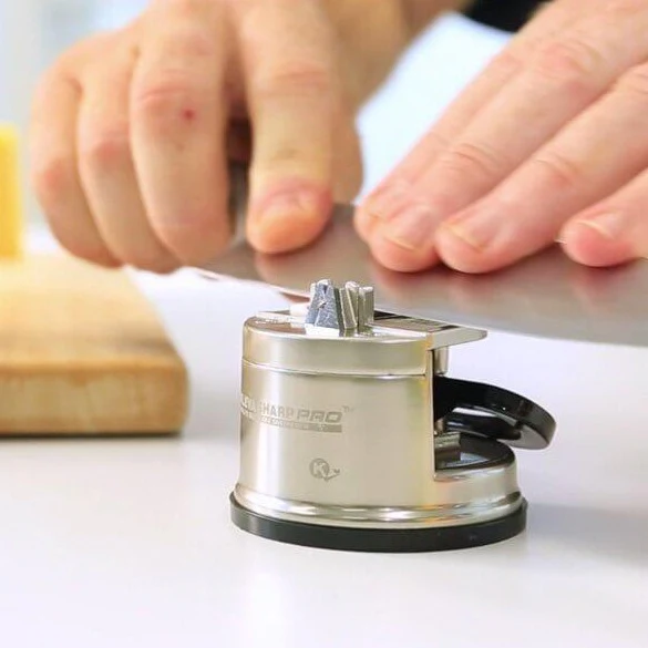 Kleva Sharp Pro® Knife Sharpener With Precision Honing Plate + Suction Base - Image 6