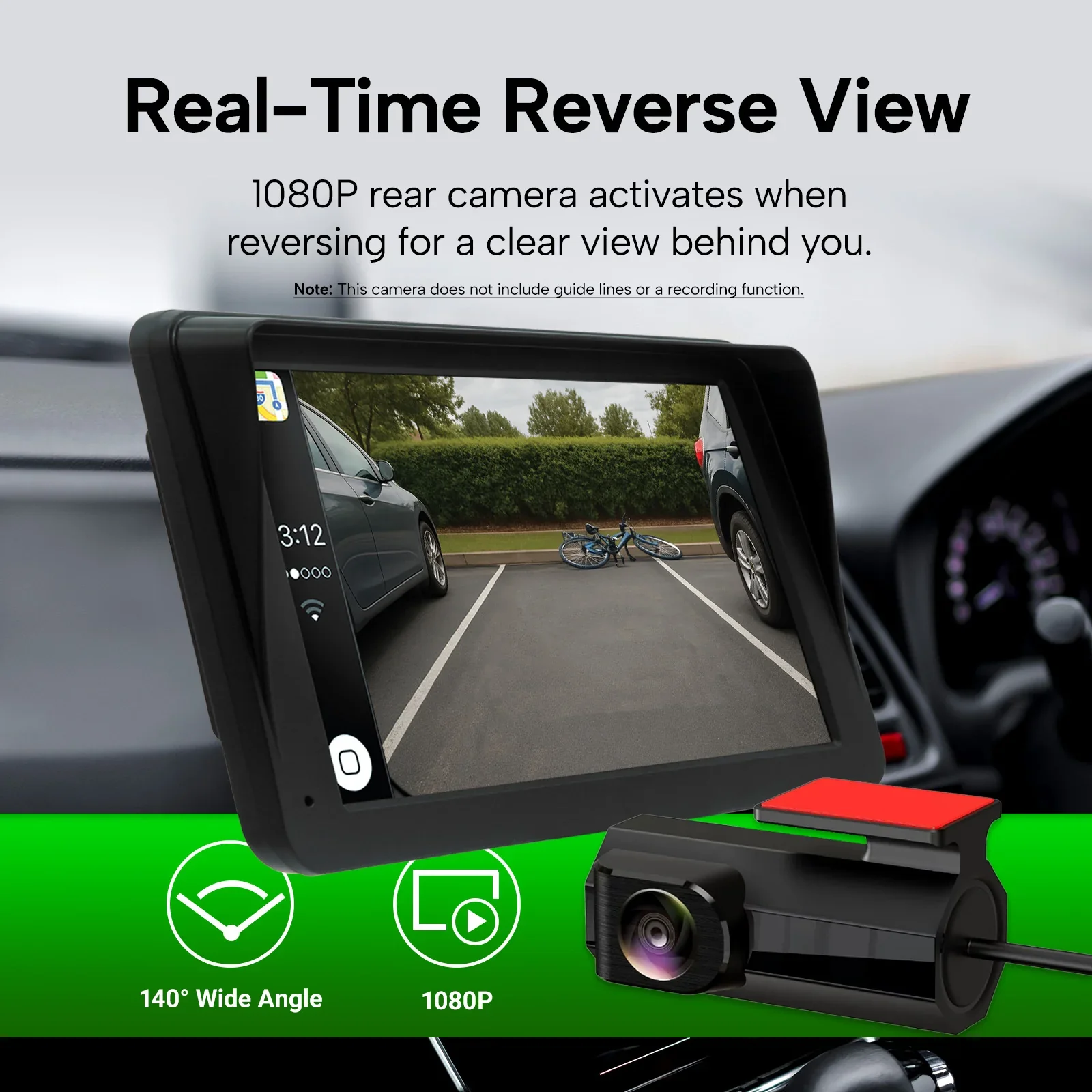 7" HD Touch Portable Kleva SmartPlay + Rear Camera - Image 3