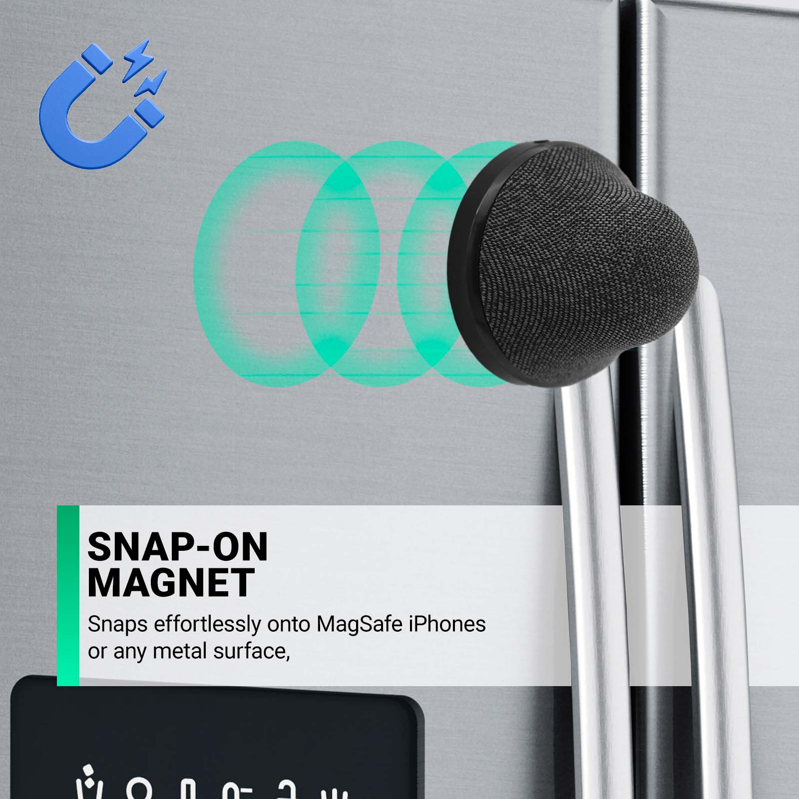 Kleva SnapBeats Magsafe Portable Wireless Bluetooth Speakers - Image 5