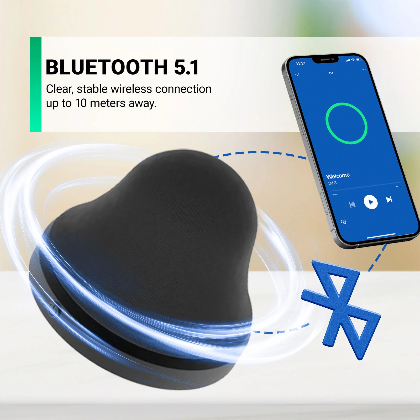 Kleva SnapBeats Magsafe Portable Wireless Bluetooth Speakers - Image 6