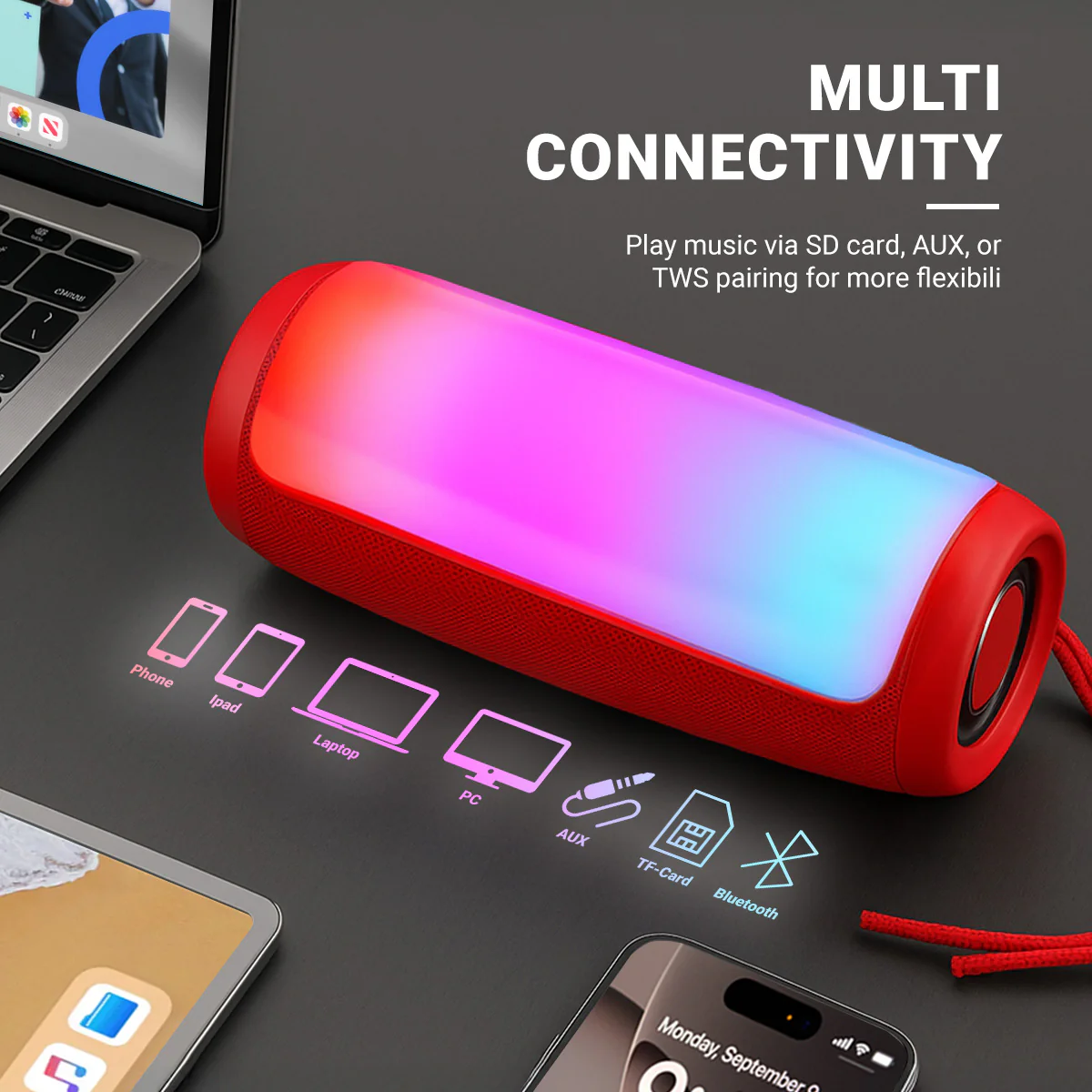 Kleva® Glow Beats Speaker - Image 5