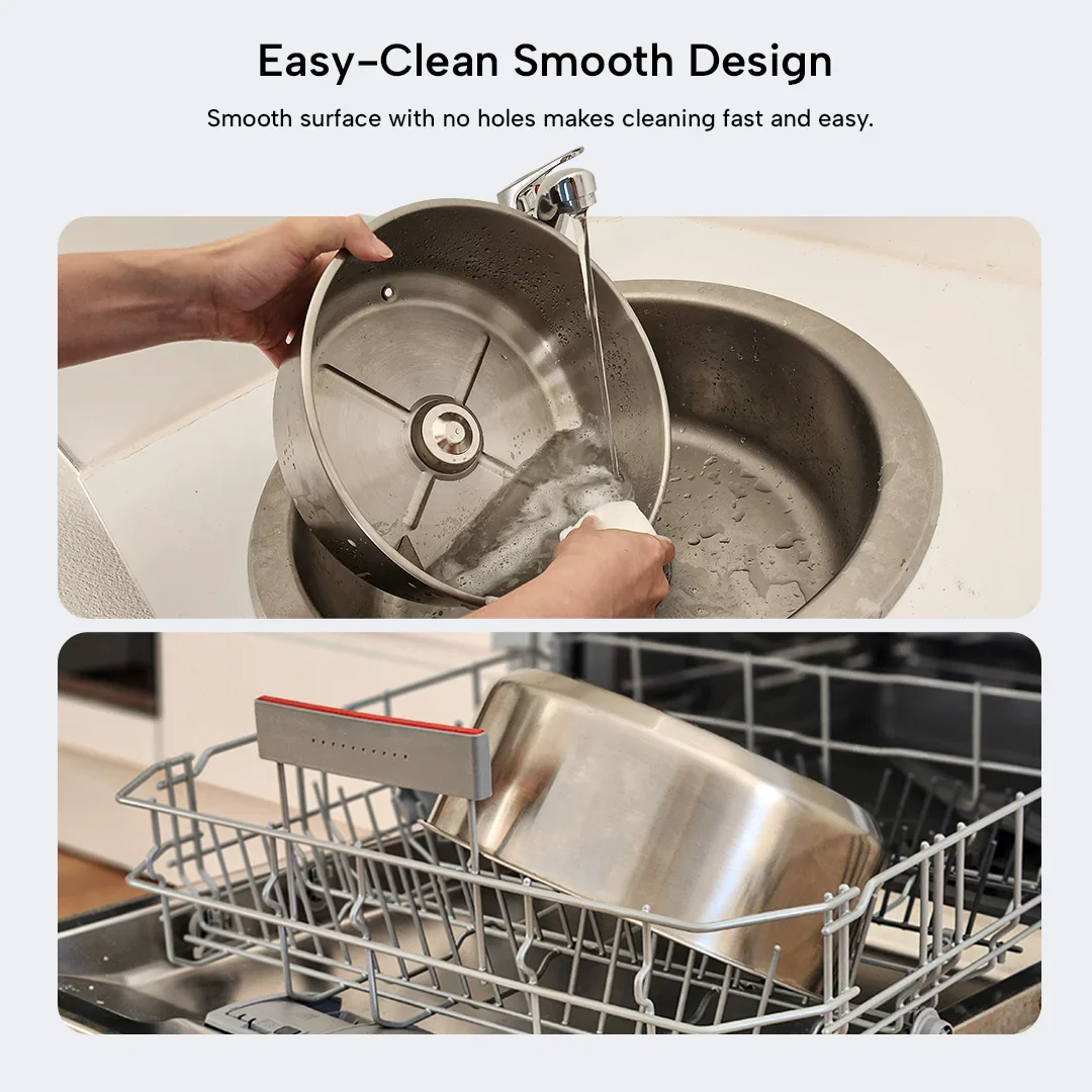 Kleva® Spin Crisp Rotating Digital Air Fryer 6L - 360° Auto Rotating Cooking - Image 5