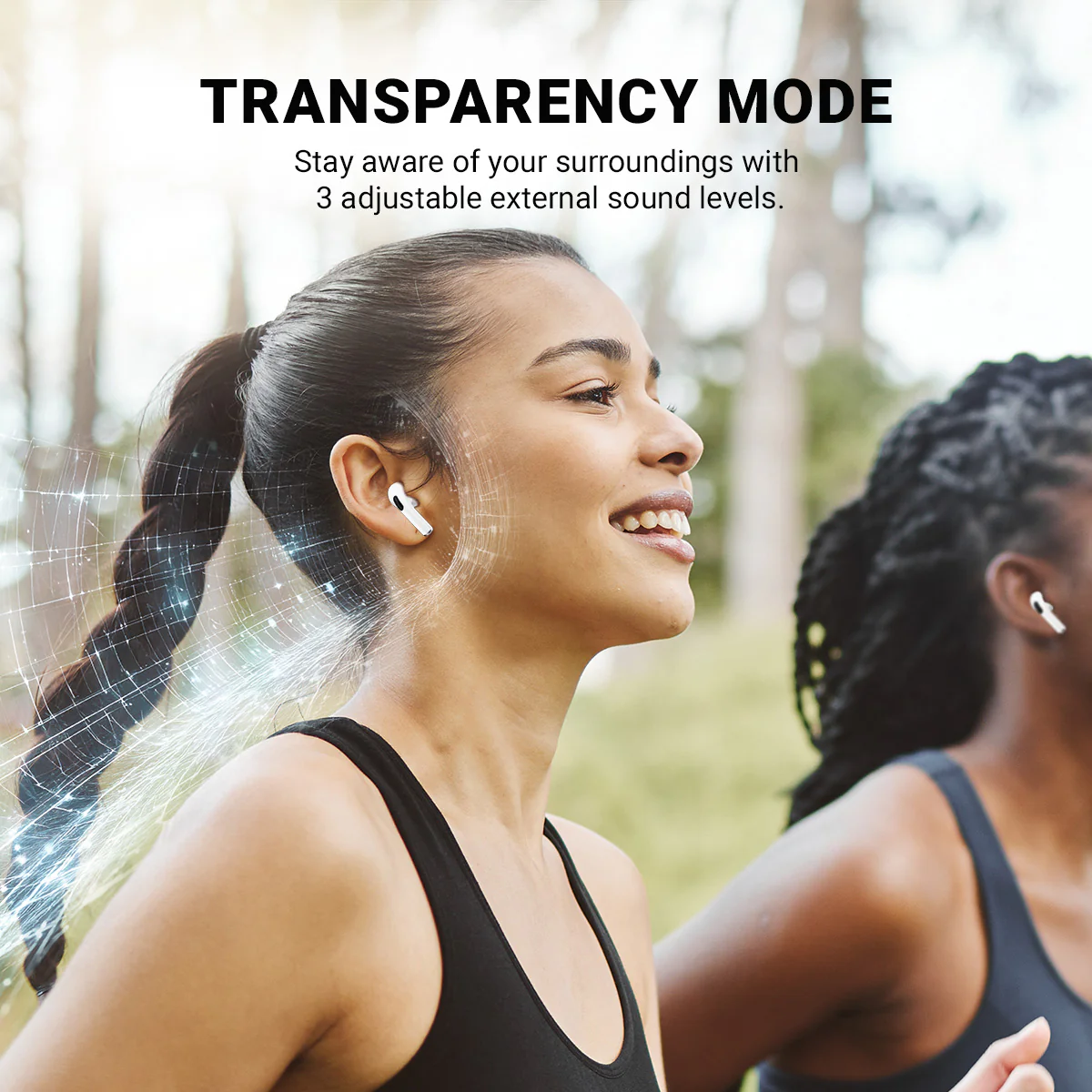 Kleva True Wireless Noise Cancelling AudioPods Pro with Touch Screen & Charging Case - Image 5