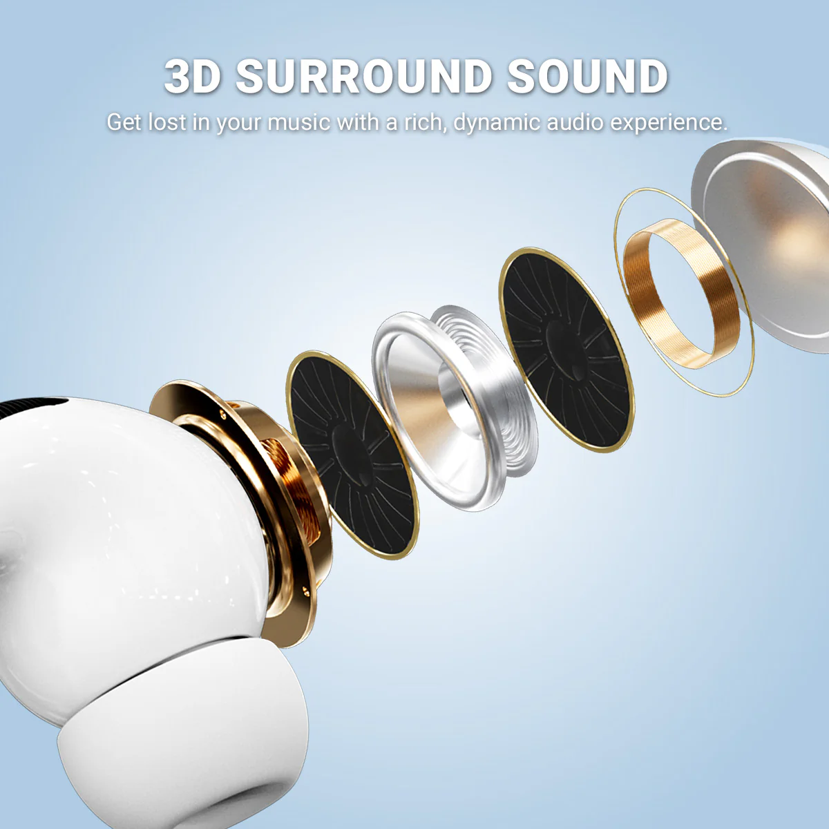 Kleva True Wireless Noise Cancelling AudioPods Pro with Touch Screen & Charging Case - Image 7