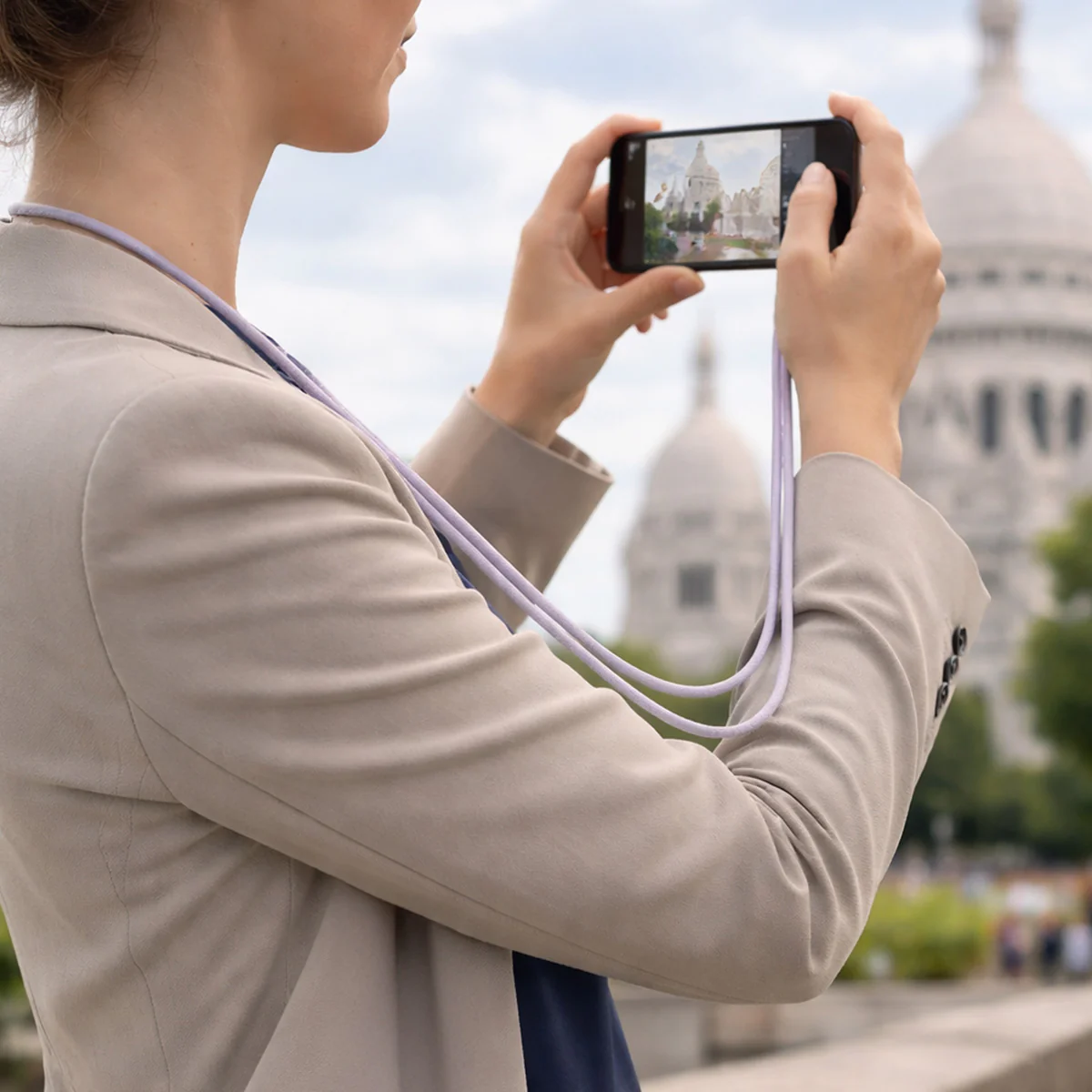 KLEVA® Charge & Go Lanyard | Wearable Phone Charging Cable On the Go for iPhone, Android & USB-C Devices - Image 6