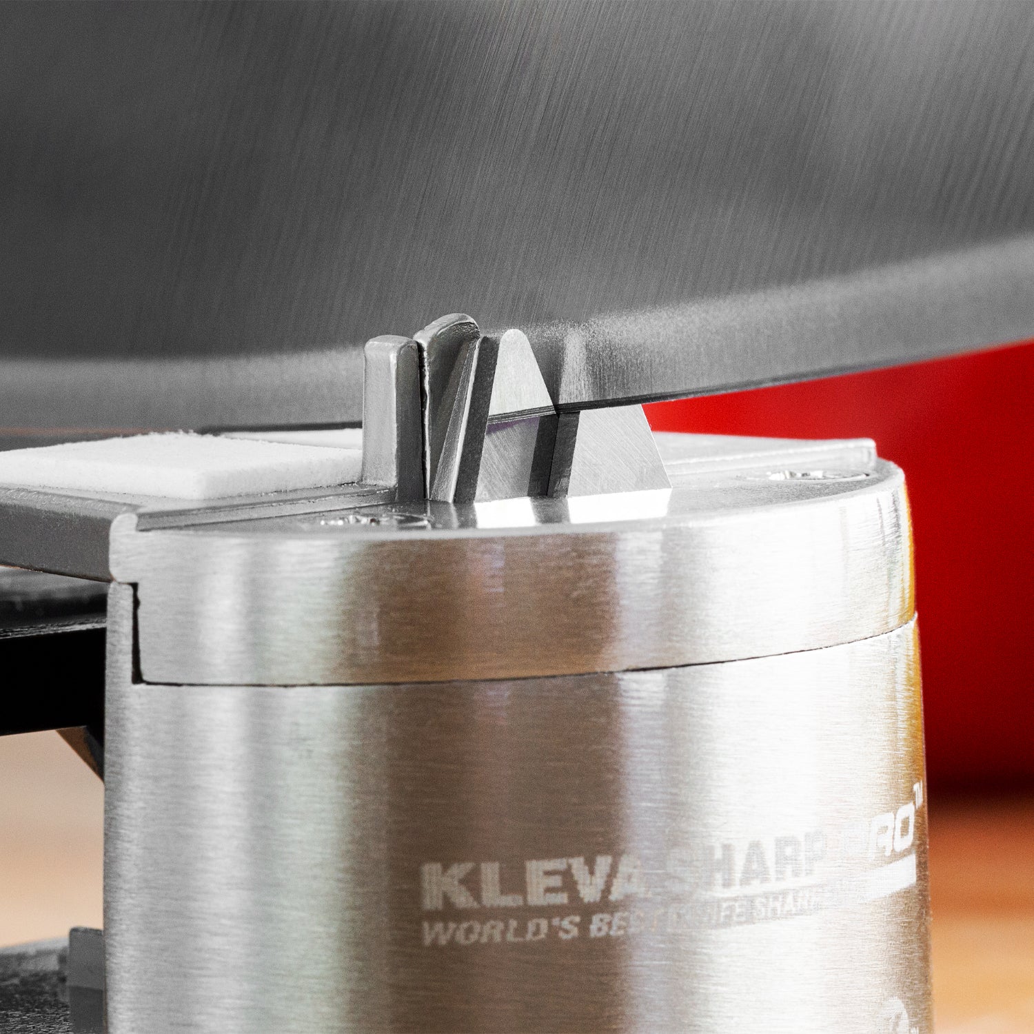 Kleva Sharp Pro® Knife Sharpener With Precision Honing Plate + Suction Base - Image 3