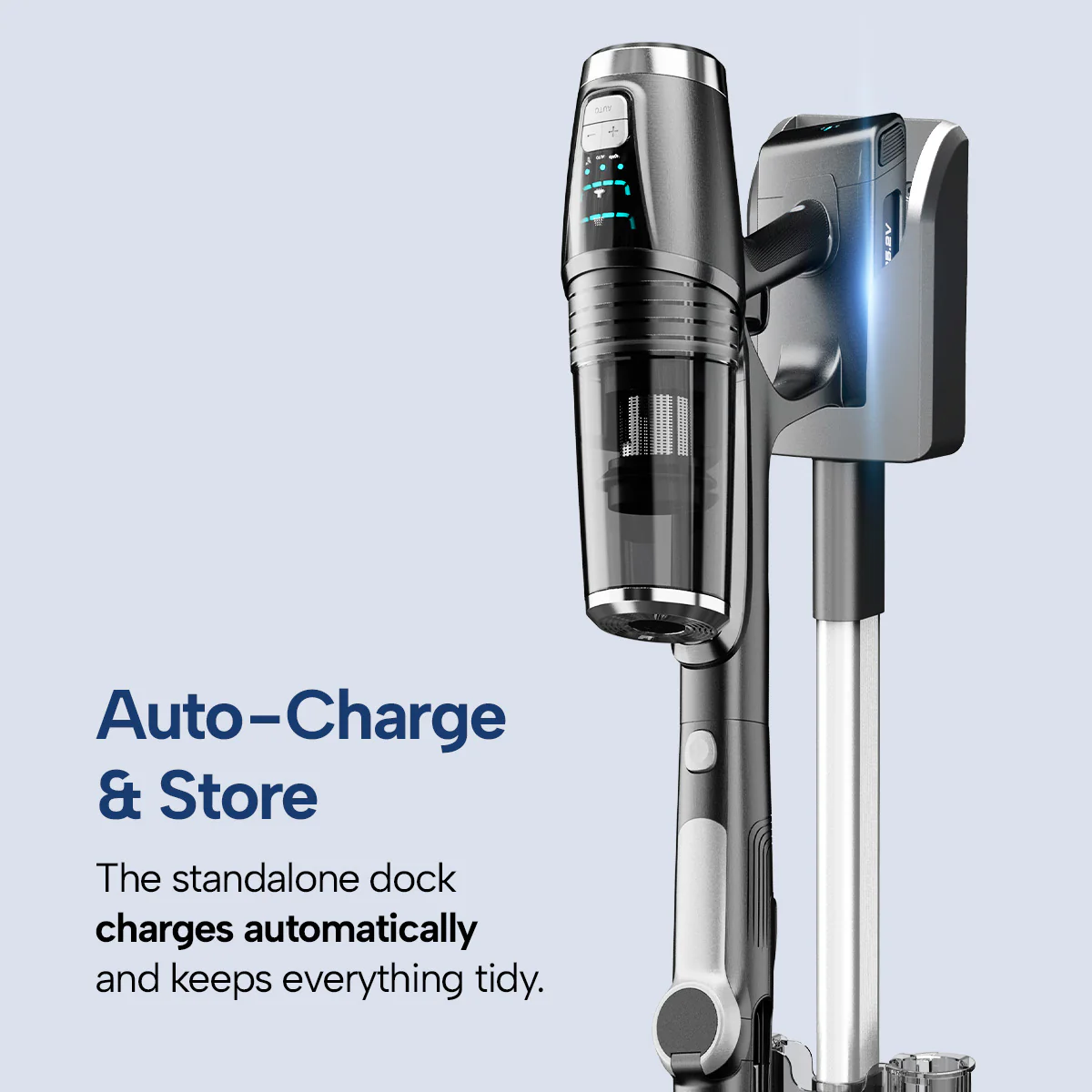 KRAPOF® Wet & Dry 2-in-1 Cordless Stick Vacuum and Smart Mop Floor Cleaner - Image 6