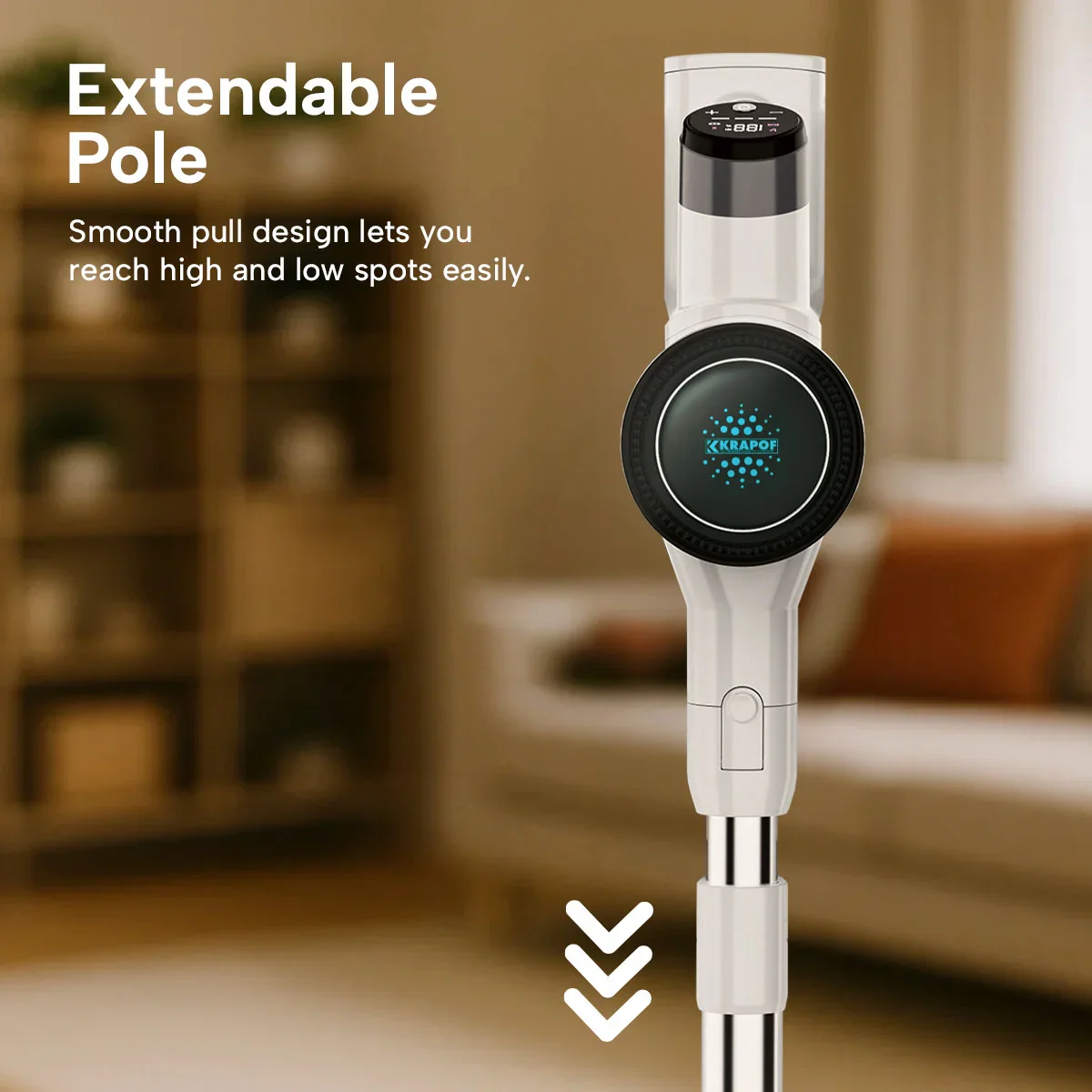 KRAPOF® Auto Clean Self Empty Slim Power Vac Cordless Stick Vacuum - Image 7