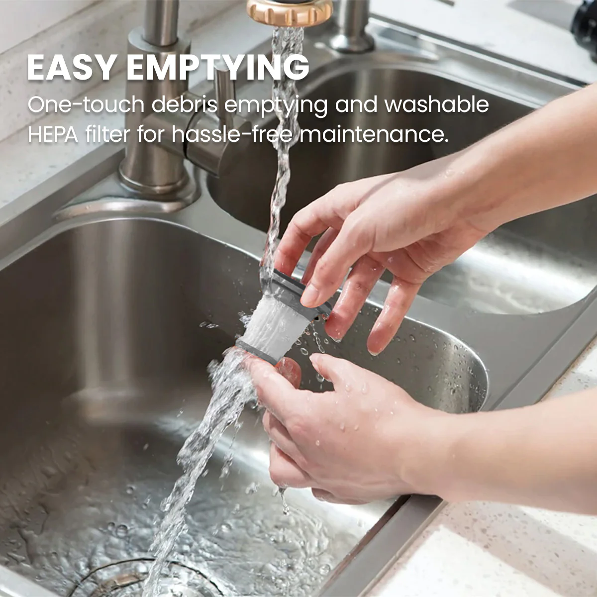 KRAPOF® Portable Mini Plus Handy Cordless Car Vacuum Cleaner - Image 6