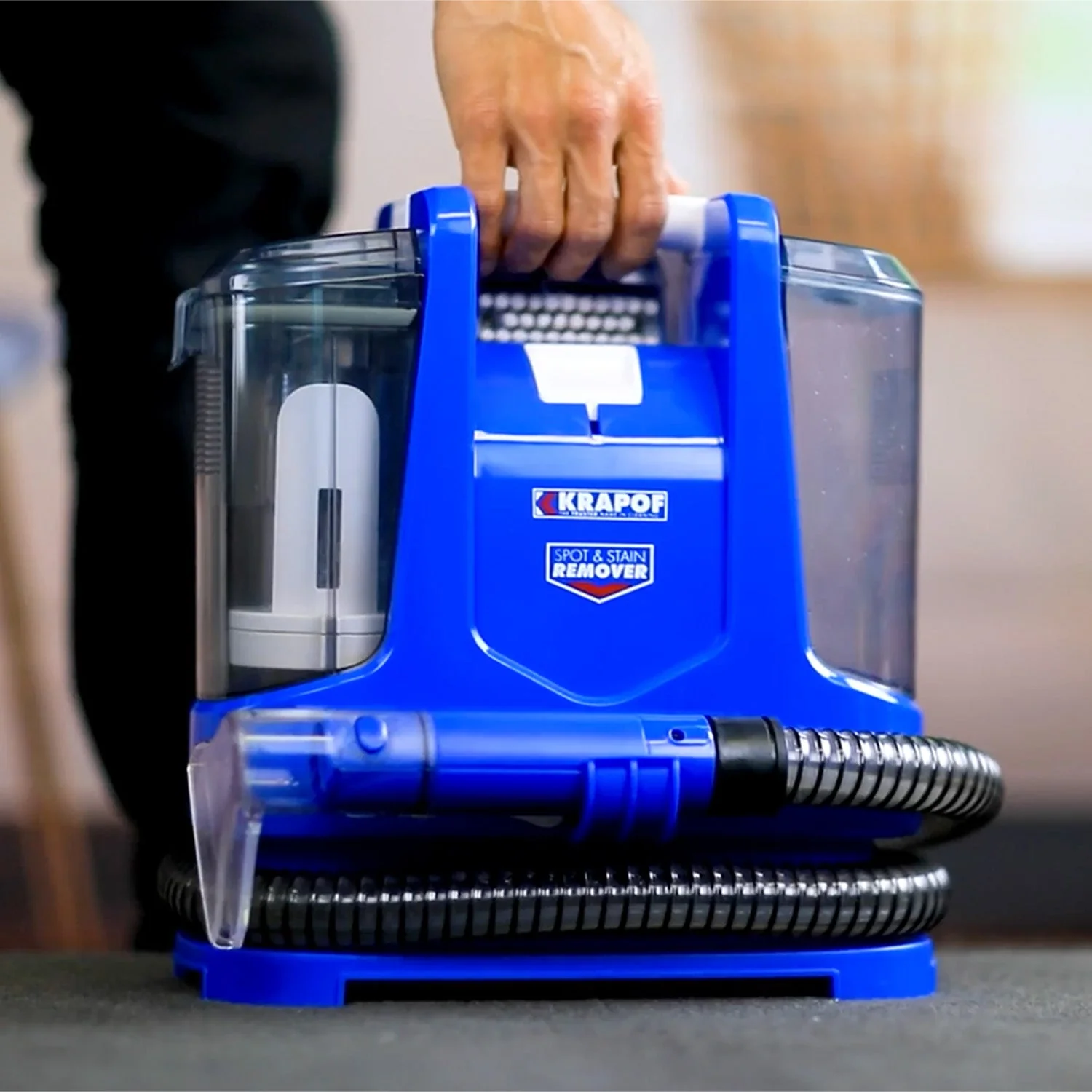 KRAPOF® Spot & Stain Portable Remover for Tough Cleaning Challenges + BONUS Cleaning Solution - Image 5