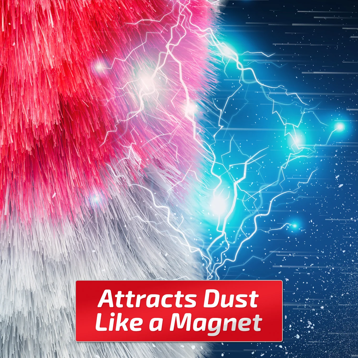 Kleva Miracle Magnetic Duster® Attracts Dust Like A Magnet! + 2 Meter Long Extension Pole - Image 8