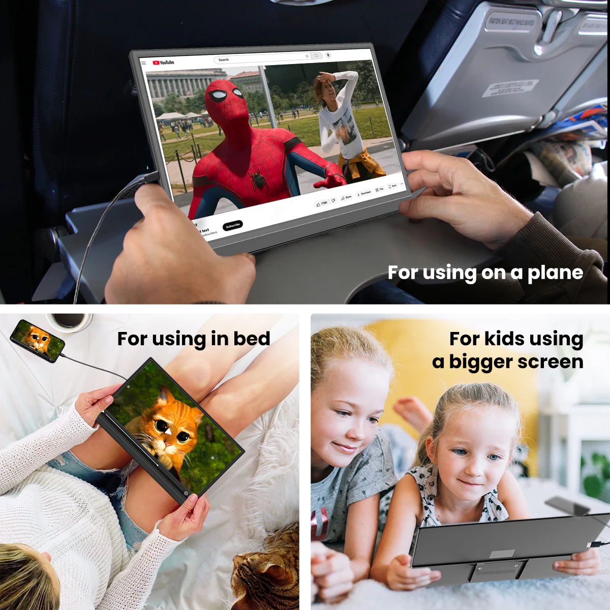 Portable 15.6" Laptop Monitor Screen Extender | USB-C HDMI | Kleva Range - Image 7