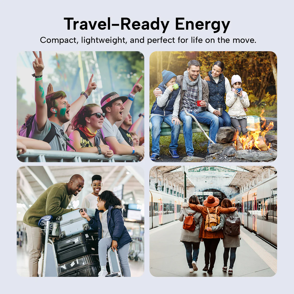 KLEVA® Grab and Go Portable Family Charging Kit - Compact Power Bank 5000mAh Fast Charging - Image 10