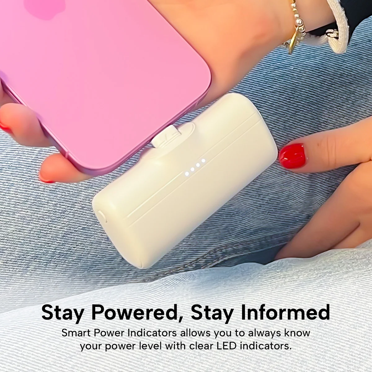 KLEVA® Grab and Go Portable Family Charging Kit - Compact Power Bank 5000mAh Fast Charging - Image 9