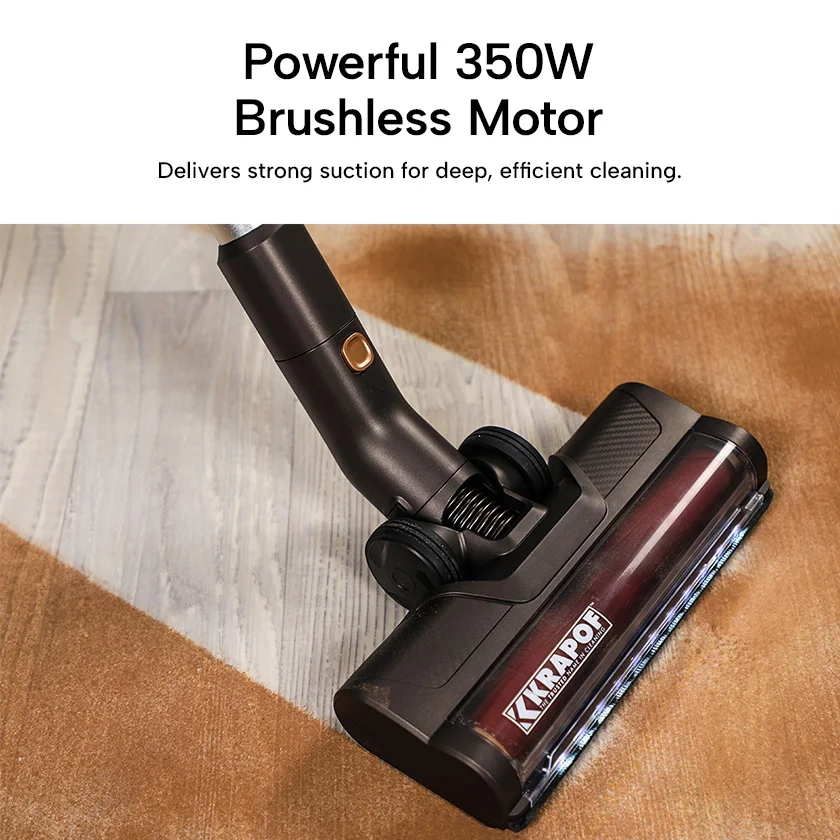 KRAPOF® Super Slim Power Vac Cordless Stick Vacuum + Extra FREE Second Battery - Image 3
