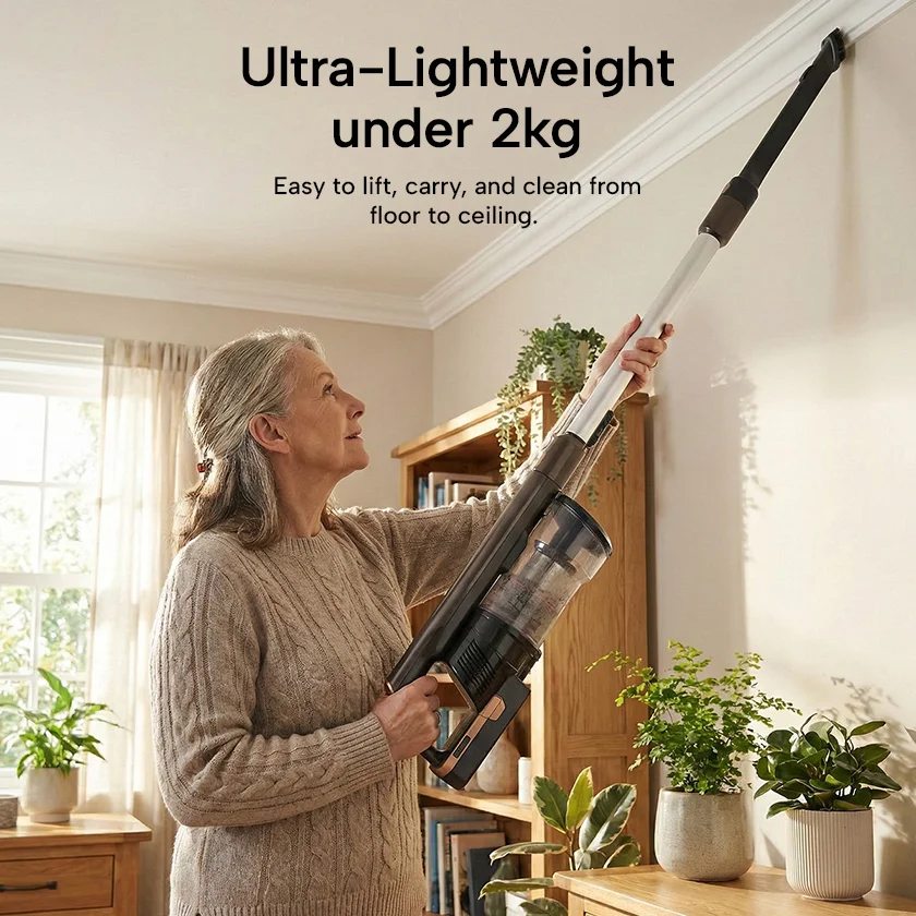 KRAPOF® Super Slim Power Vac Cordless Stick Vacuum + Extra FREE Second Battery - Image 6