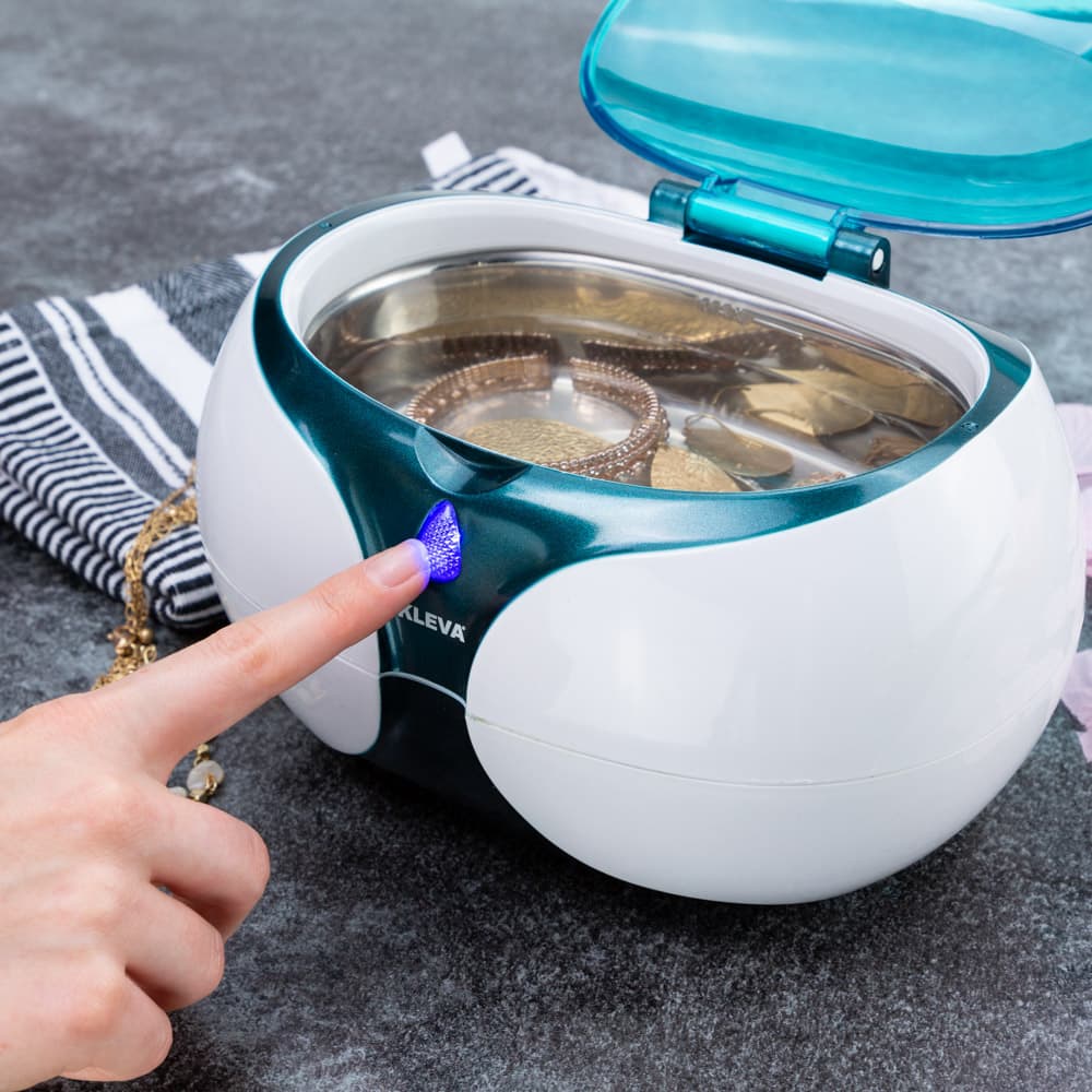 Kleva Sonic Quick Clean™️ Ultrasonic Jewellery Cleaner + FREE Jewellery Polishing Cloth - Image 4