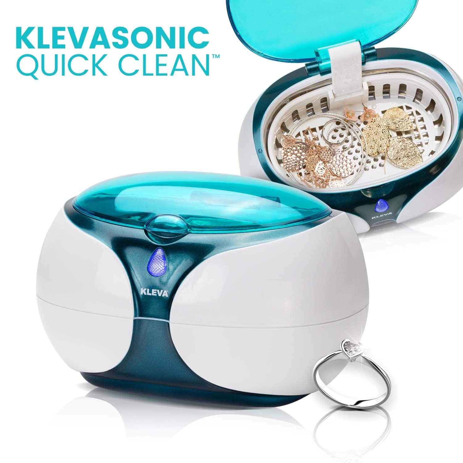 Kleva Sonic Quick Clean™️ Ultrasonic Jewellery Cleaner + FREE Jewellery Polishing Cloth - Image 5