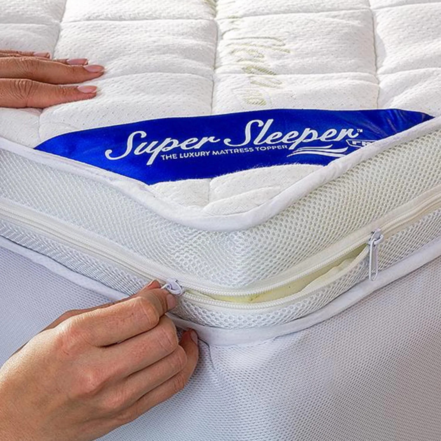 Super Sleeper Pro Wave Mattress Topper - Make Your Mattress Feel Brand New + FREE Pillows - Image 3
